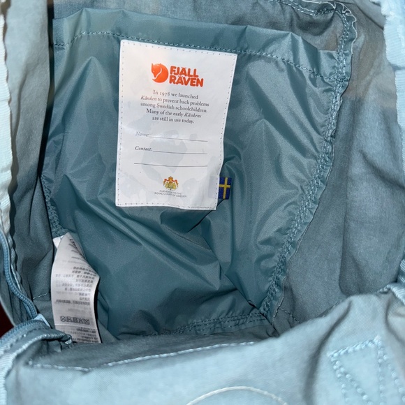 NWOT Fjallraven Kanken Mini Backpack Blue - Picture 3 of 4